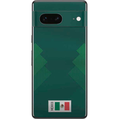 Mexico Soccer Flag Pixel Skins